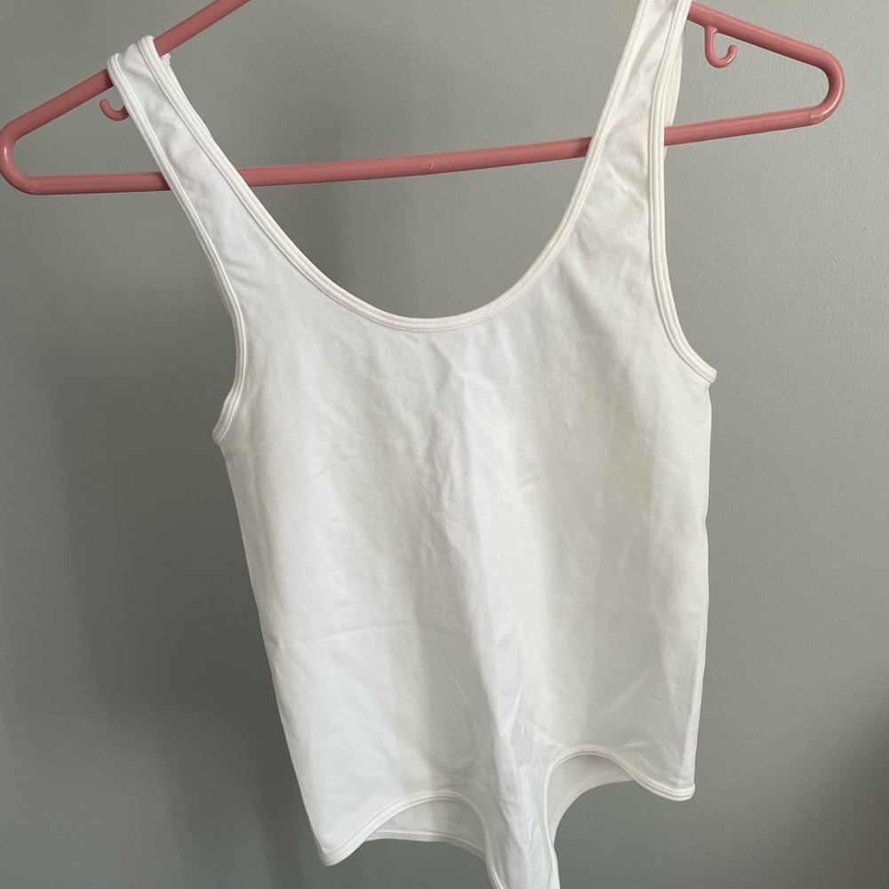 M Boutique White Bodysuit tank